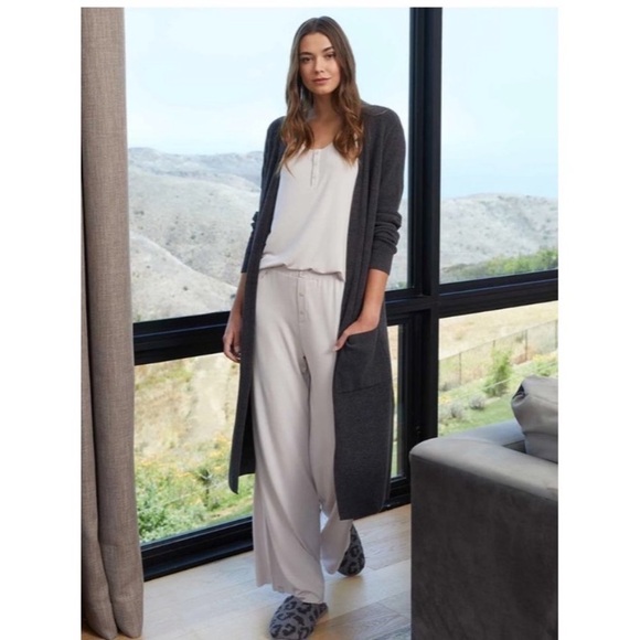 Barefoot Dreams 496 Cozychic Ultra Lite Long Duster Cardigan - Picture 11 of 11